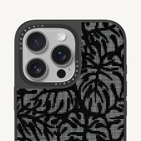 Noir Leaf Fusion Case - MagSafe