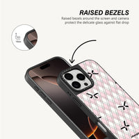 Pink Plaid Ribbon Case - MagSafe