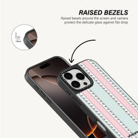 Pastel Bloom Stripe Case - MagSafe