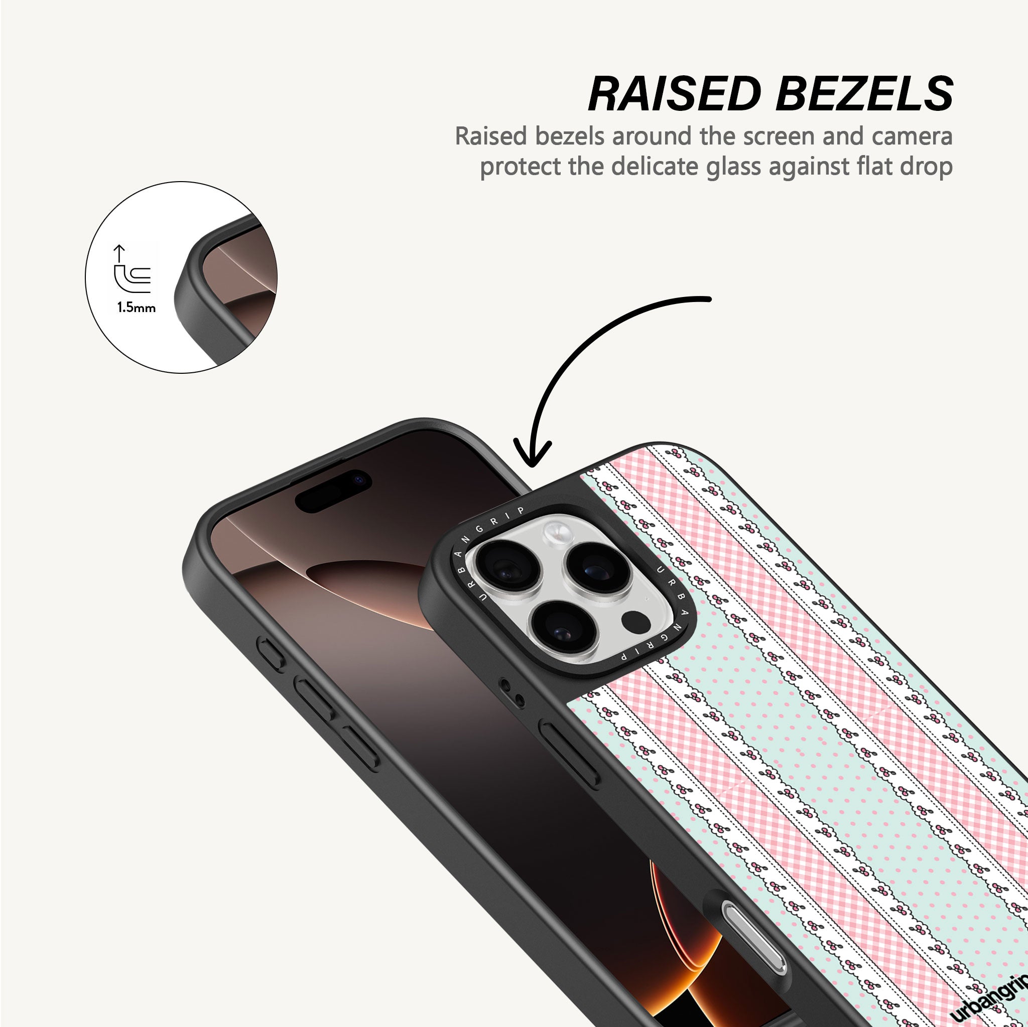 Pastel Bloom Stripe Case - MagSafe