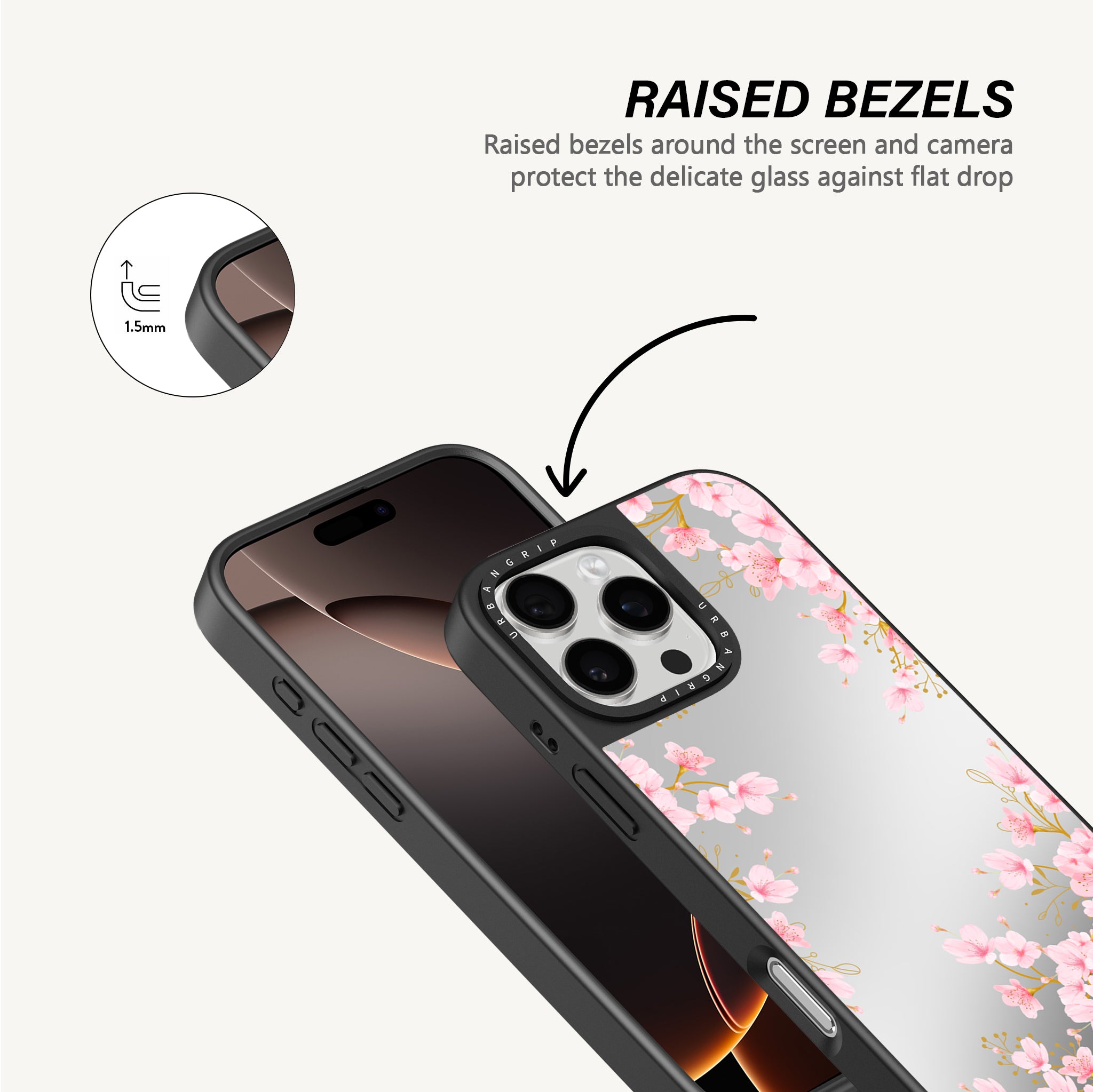 Blossom Freeze Mirror Elegance Case - MagSafe