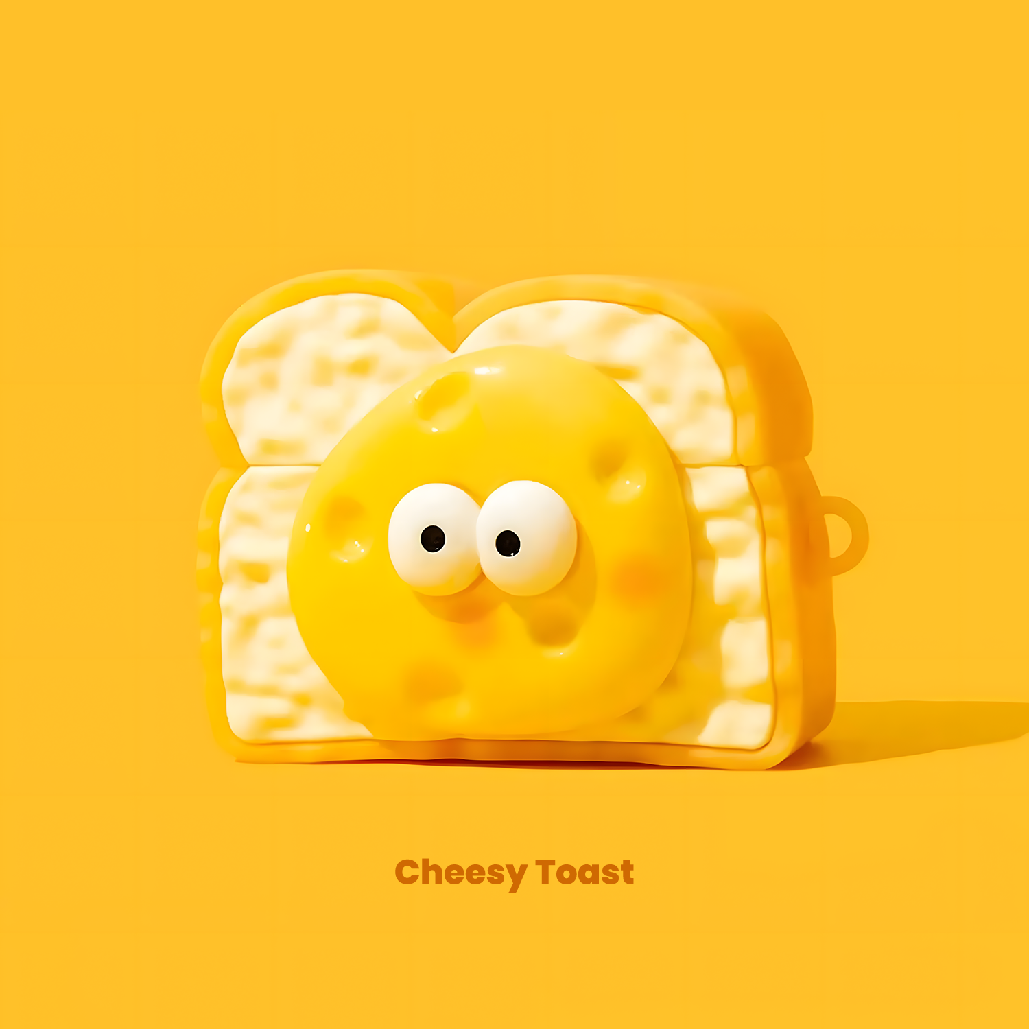 Cheesy Toast Airpods Case