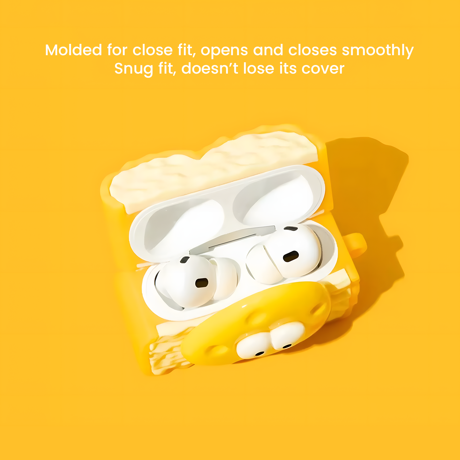 Cheesy Toast Airpods Case