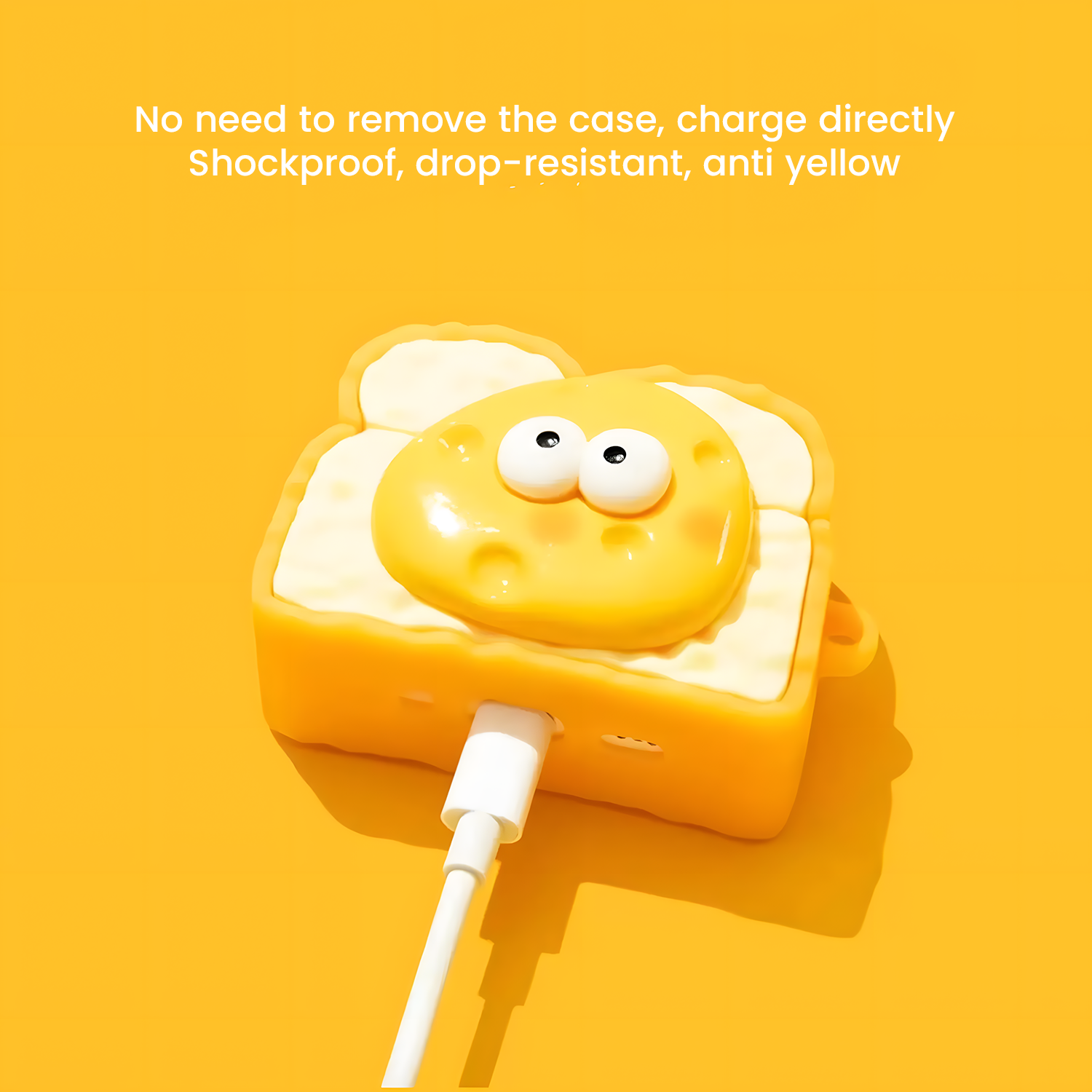 Cheesy Toast Airpods Case
