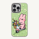 Bunny Riding Cycle Case - MagSafe