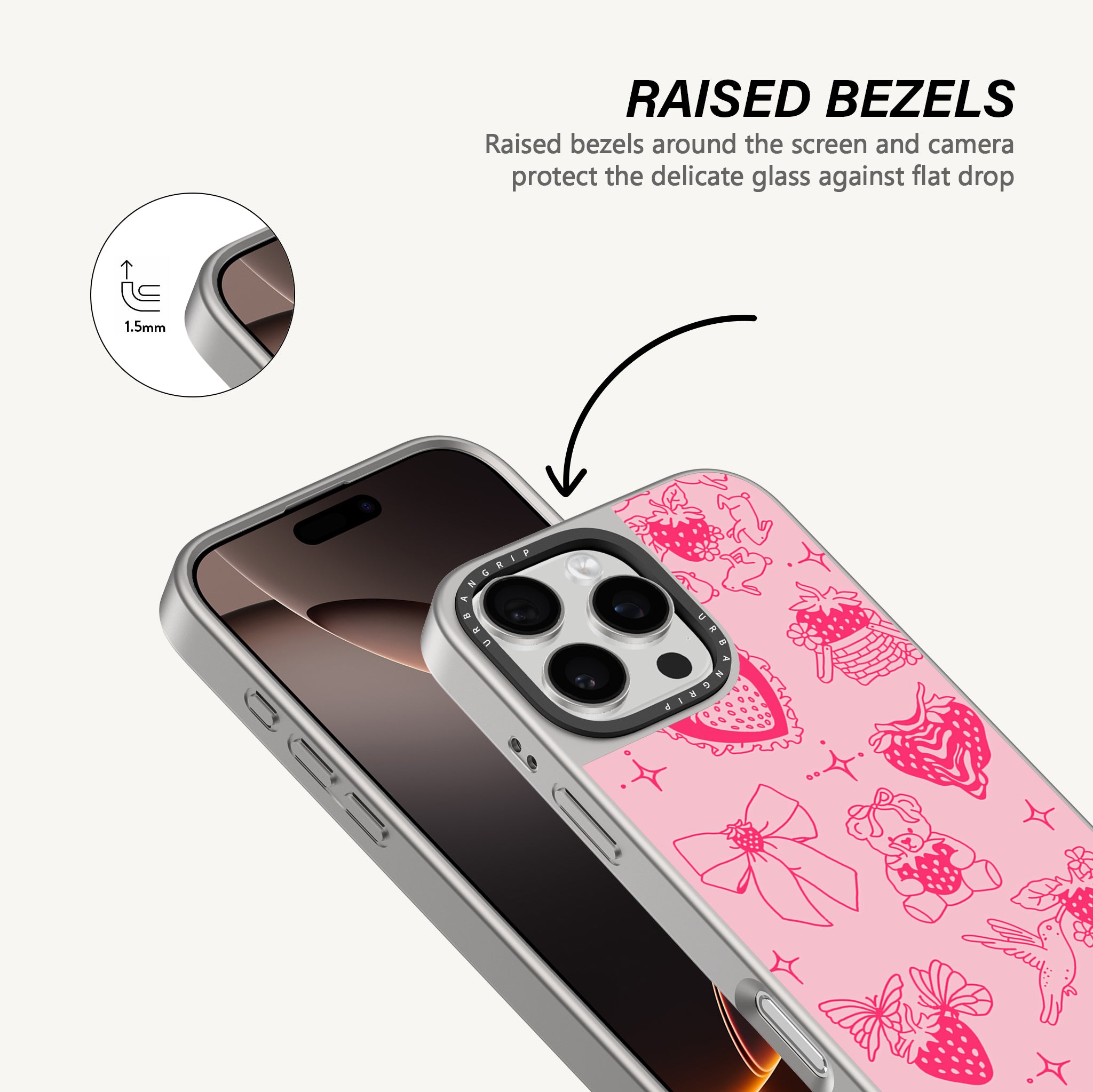 Strawberry Teddy Case - MagSafe