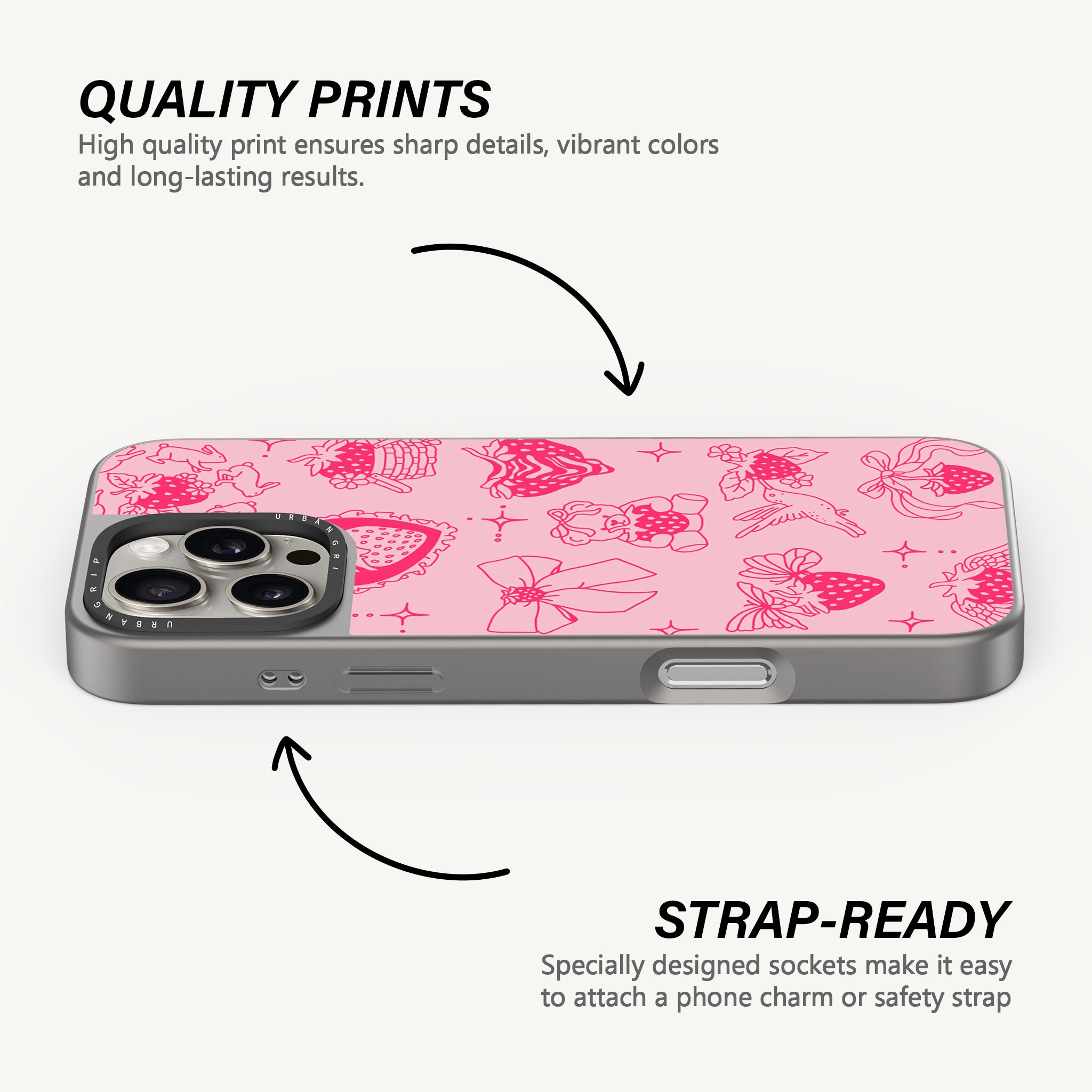Strawberry Teddy Case - MagSafe