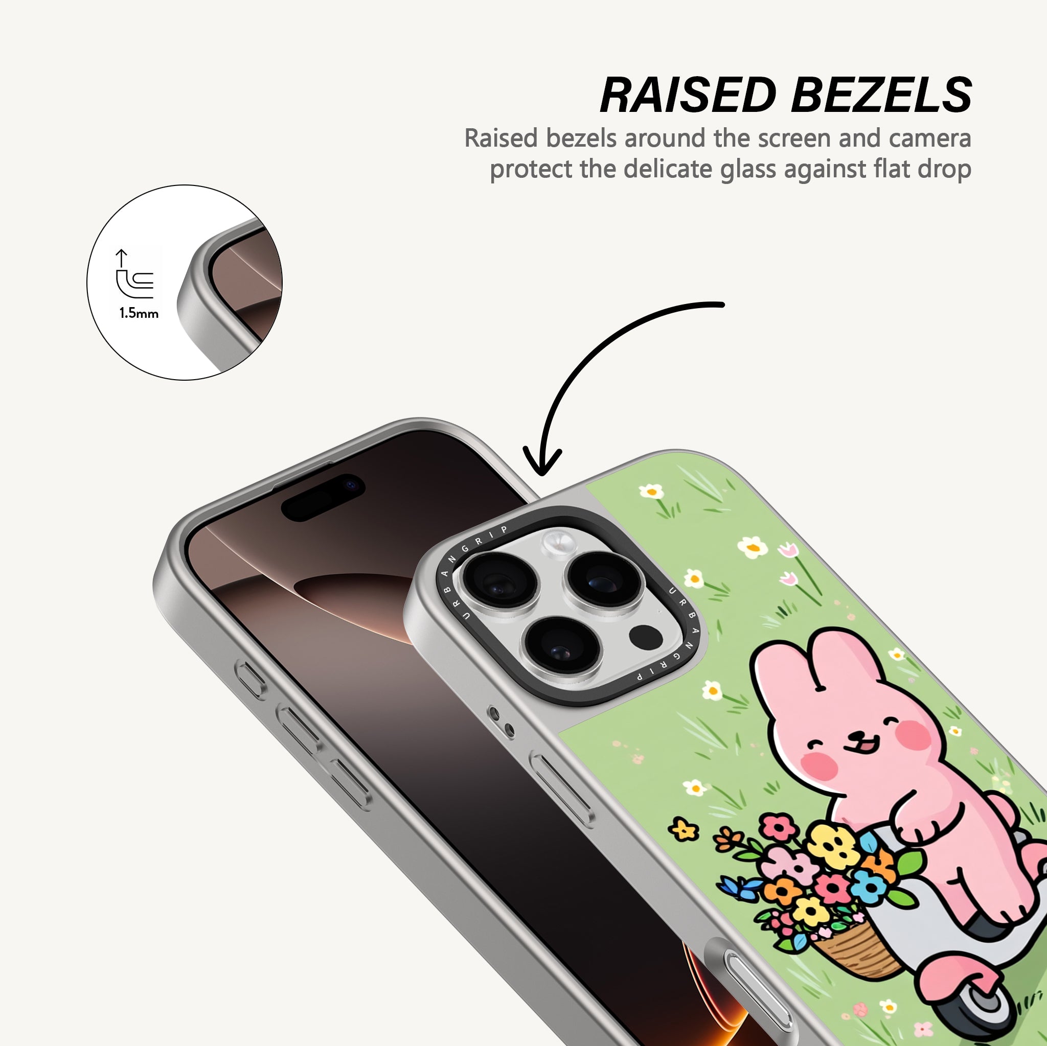 Bunny Riding Cycle Case - MagSafe