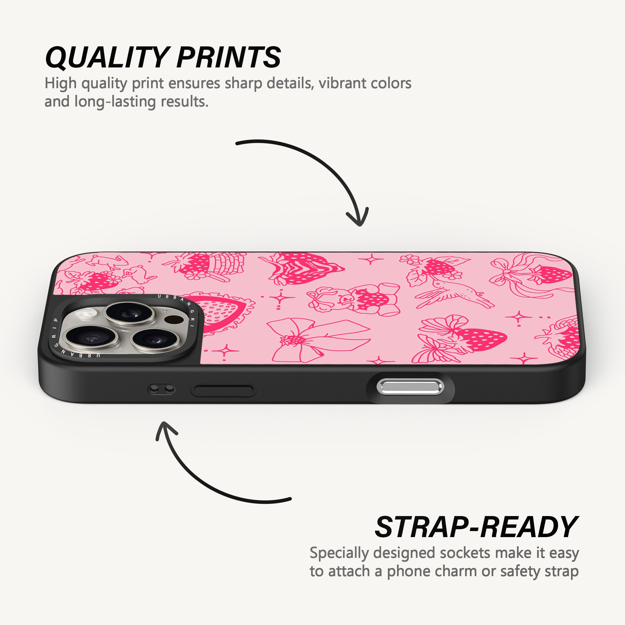Strawberry Teddy Case - MagSafe