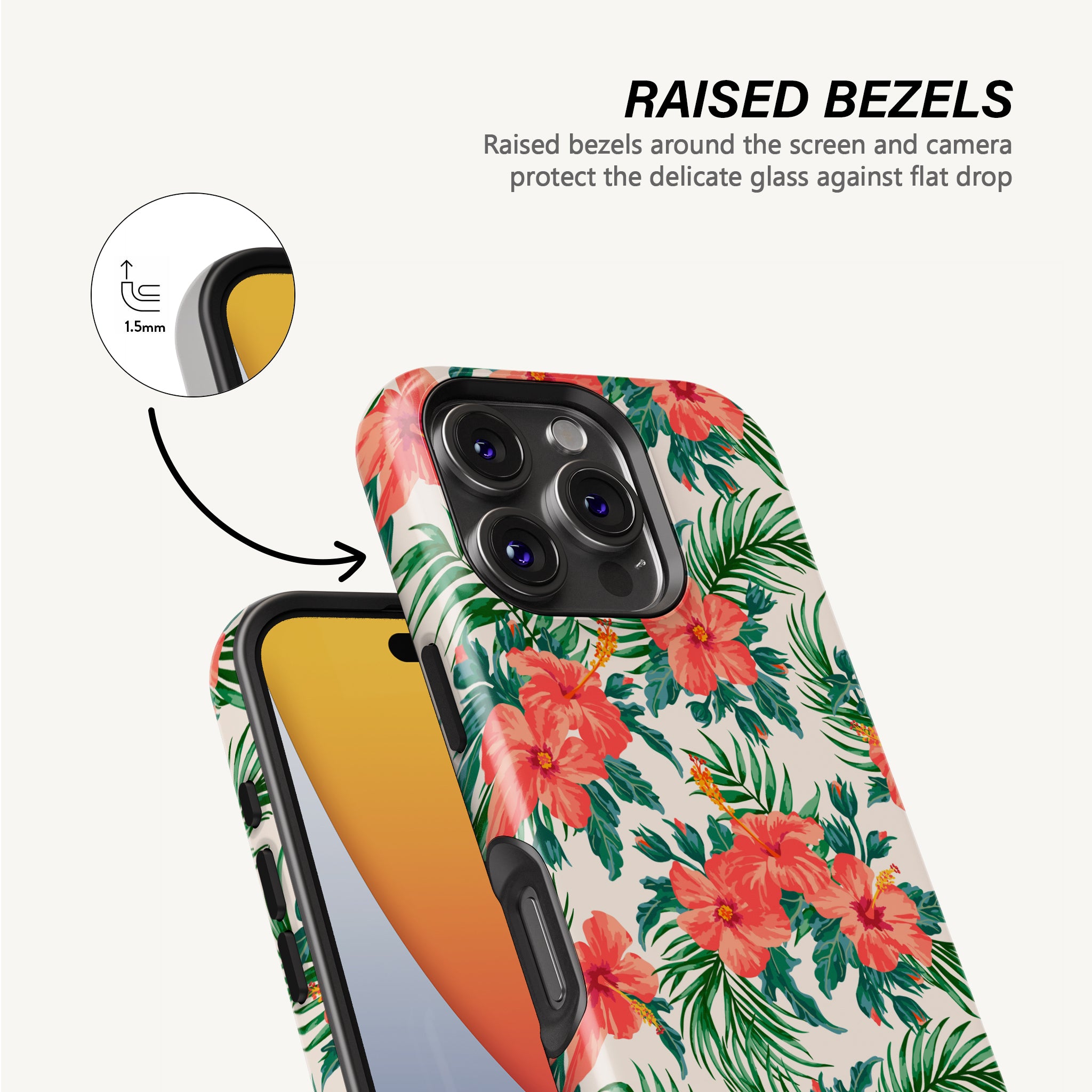 Exotic Tropical Leaves Case - Tough MagSafe