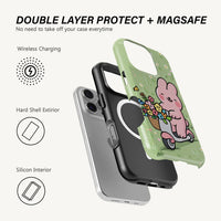 Bunny Riding Cycle Case - MagSafe