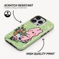 Bunny Riding Cycle Case - MagSafe