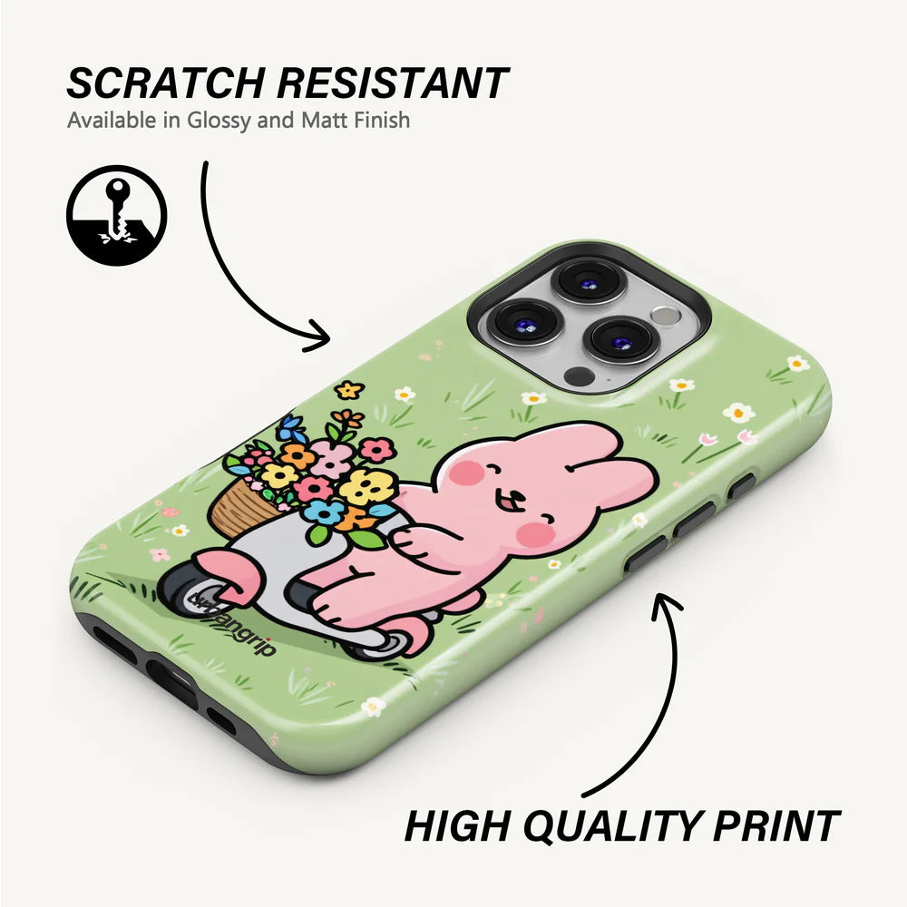 Bunny Riding Cycle Case - MagSafe