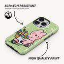Bunny Riding Cycle Case - MagSafe