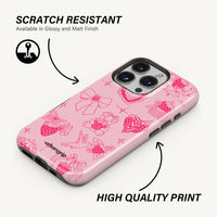 Strawberry Teddy Case - Tough MagSafe