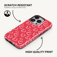 Bold Hearts Case - Tough MagSafe
